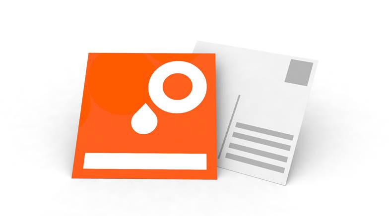 Cartes postales carrées