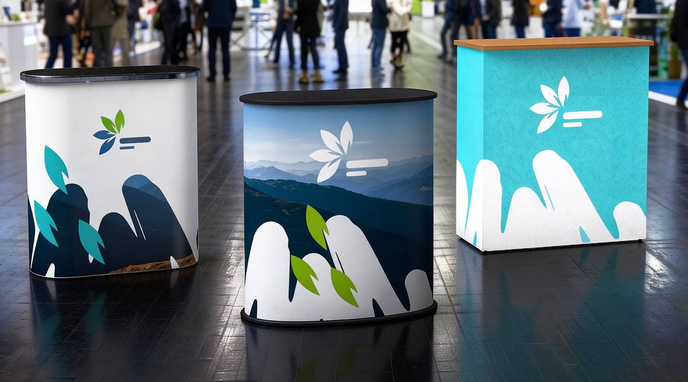 Comptoirs d'exposition