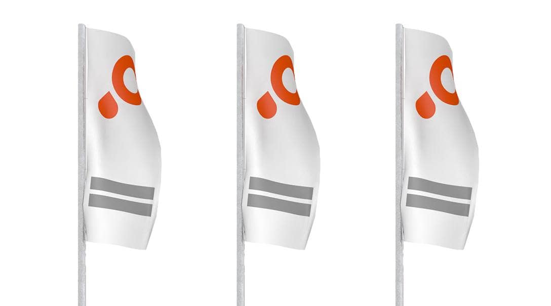 Drapeaux pour mât sans potence