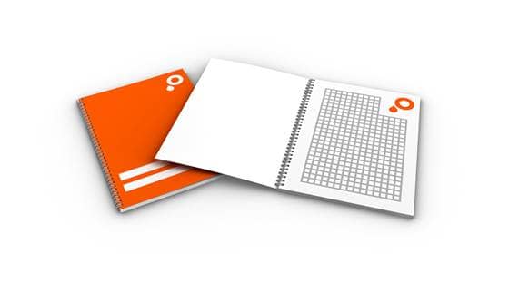 Blocs notes avec reliure à anneaux