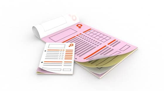 Carnets autocopiantes