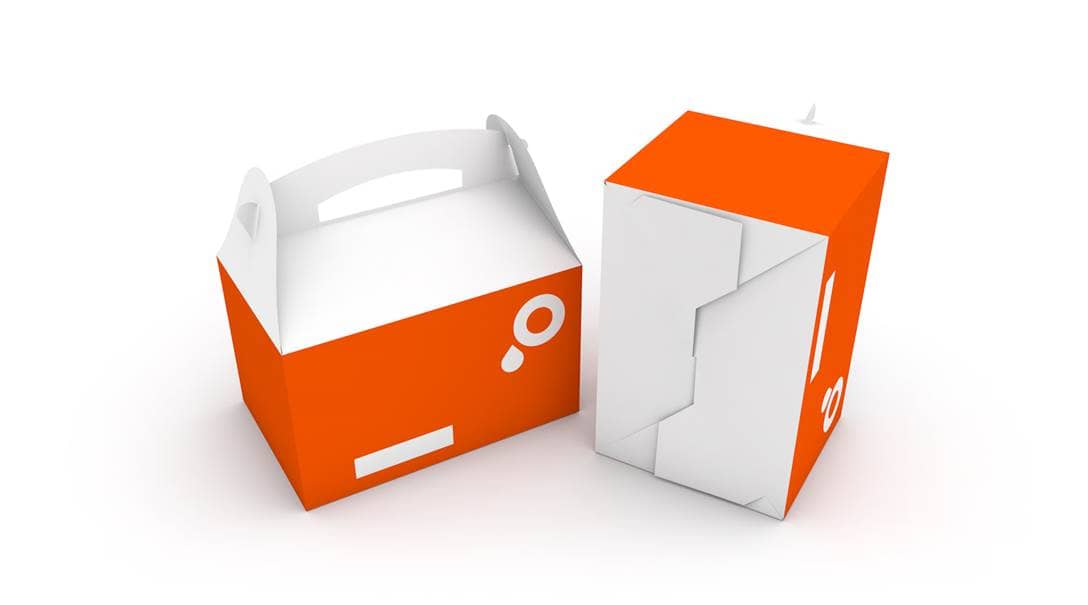 Boîte cadeau à poignée