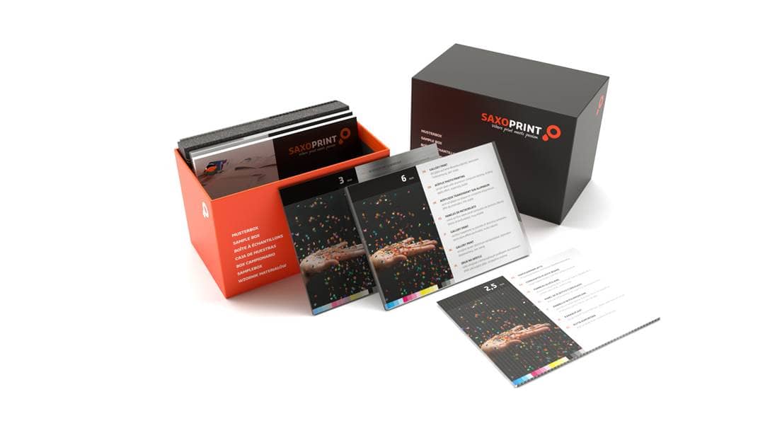 Boîte d'échantillons