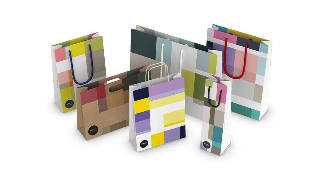 Échantillons Sacs en papier neutres