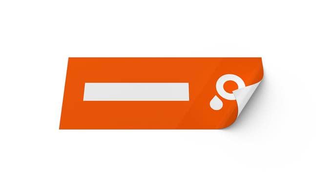 Autocollants rectangles