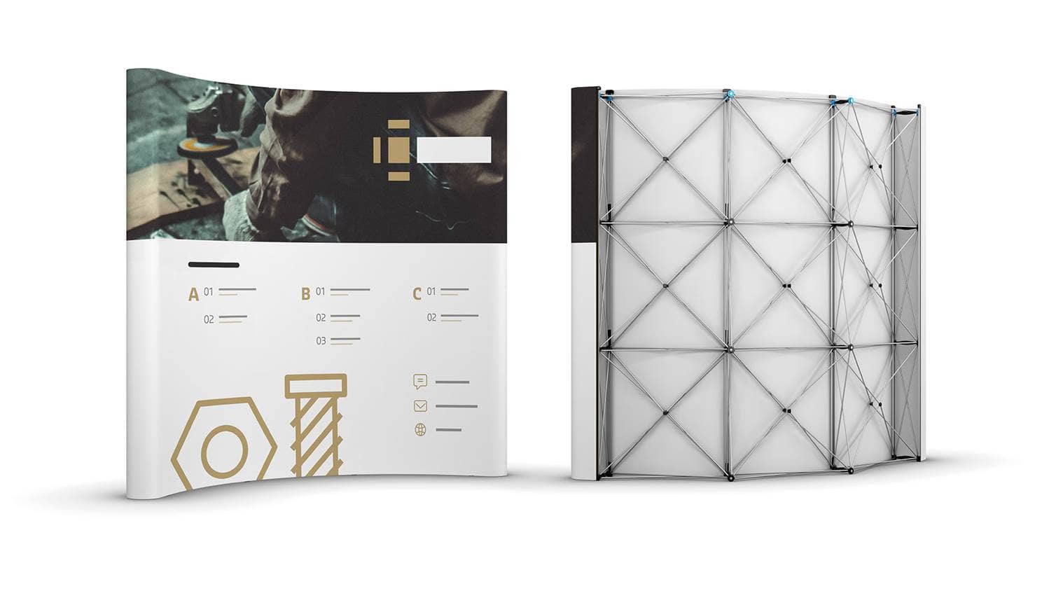 Panneaux d’exposition PVC