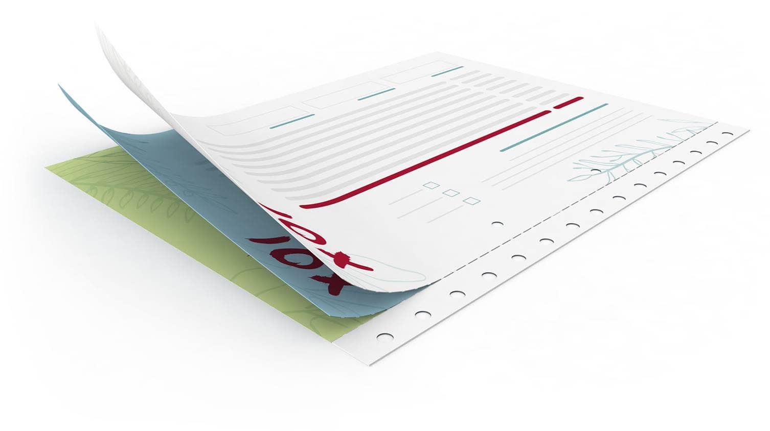 liasse autocopiante avec souche