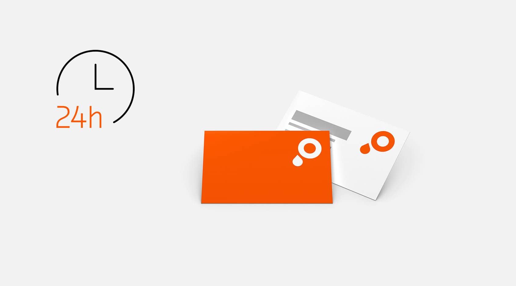 Cartes de visite overnight