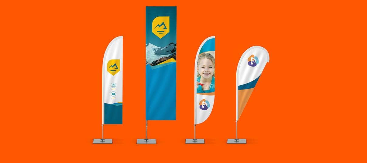 Beach flags