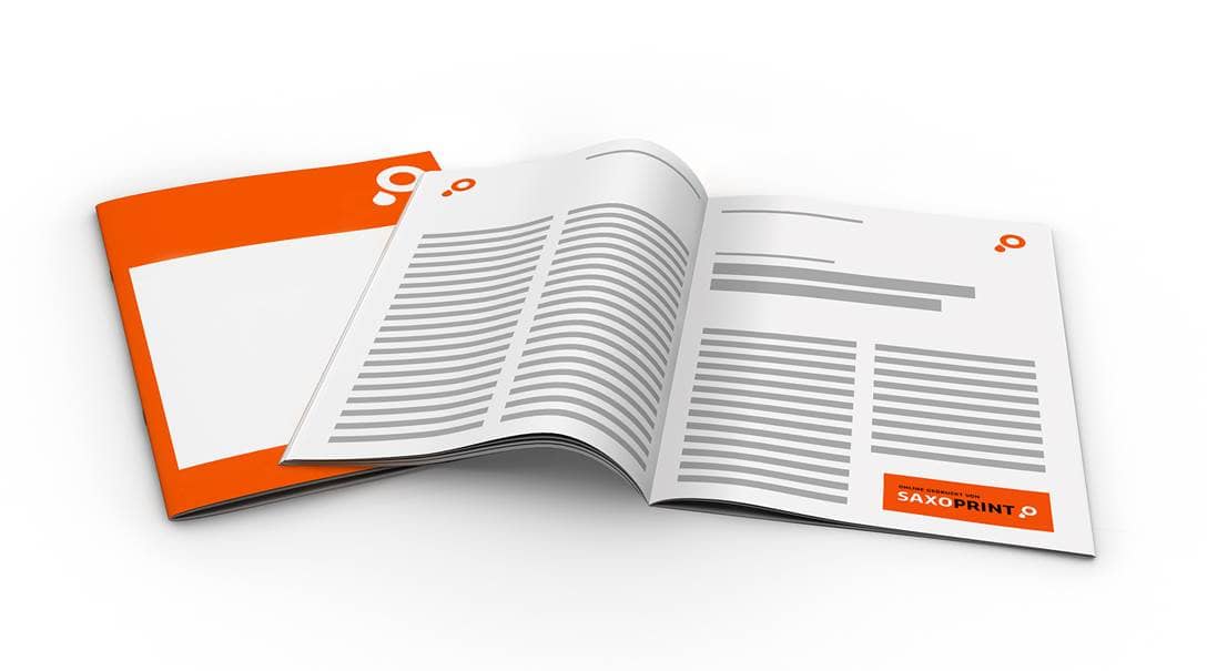 Logo SAXOPRINT pour fond orange