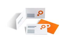 Vers la page de configuration des cartes de visite